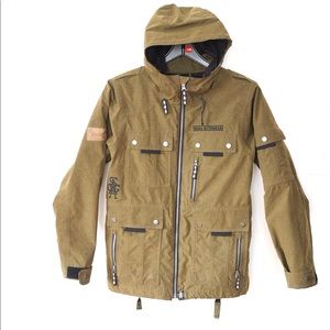 MINT! SAGA Ski Jacket Hooded Parka Snowboarding Men’s Size Small